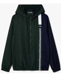 Lacoste - Recycled Fiber Zipped Tennis Jacket - Lyst