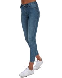 ONLY Iris Ankle Push Up Skinny Jeans - Blue