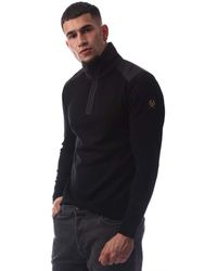 Belstaff - Quarter Zip Sweatshirt - Lyst