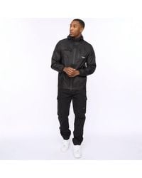 Crosshatch - Utilate Windbreaker Jacket - Lyst