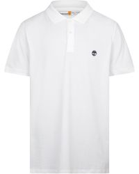 Timberland - Millers Logo Collared Neck Short Sleeve Shirt - Lyst