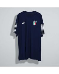 adidas - Italy Tiro 23 Cotton T-shirt - Lyst