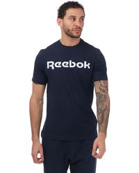 Reebok - Graphic Series Linear Logo T-shirt - Lyst