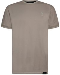 Crosshatch - Preece Hem Label Patch Crew Neck Short Sleeve T-Shirt - Lyst