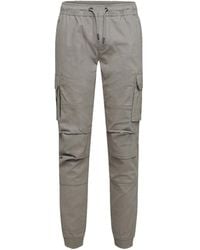 Crosshatch - Pendle Tapered Solid Combat Cargo Pants - Lyst