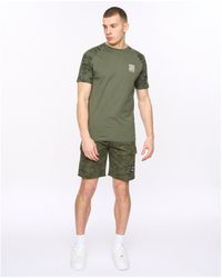 Crosshatch - Janscore Camo Patterned Shorts With Elasticated Waistband - Lyst