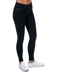 DIESEL Slandy Super Slim-skinny Jeans - Blue