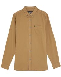Lyle & Scott - Plain Flannel Shirt - Lyst