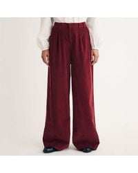 Nobody's Child - Nobodys Ava Cord Pleated Wide Leg Trousers - Lyst