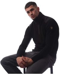 Belstaff - Quarter Zip Sweatshirt - Lyst