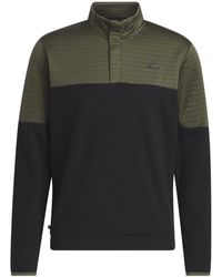 adidas - Golf Dwr Colourblock Quarter Zip Pullover - Lyst