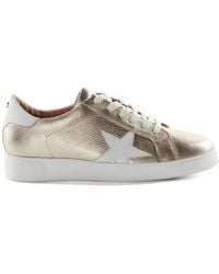 Dune - Lo Edriss Star Lace Up Canvas Low Top Sneakers 3 (36) - Lyst