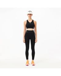 Lacoste - Stretch Removable Padded Bralette - Lyst