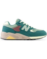 New Balance - 580 In Green/yellow/red Leather - Lyst