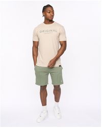 Crosshatch - Bardon Jogger Shorts With Elasticated Waistband - Lyst