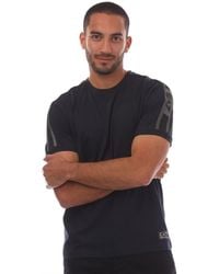 EA7 - Series Cotton Jersey T Shirt - Lyst