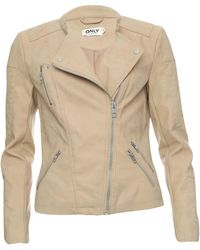 ONLY - Ava Faux Leather Jacket - Lyst