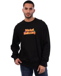 DIESEL - Macs Crew Neck Sweatshirt - Lyst