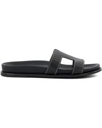 Dune - Lo Loupa Open Toe Flat Slides Sandals 3 (36) - Lyst