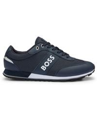 BOSS - Parkour Mixed Material Trainers Size 6 - Lyst