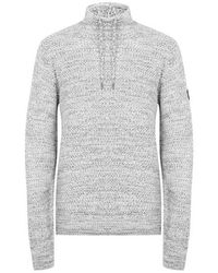 Firetrap - Cowl Neck Knitted Sweatshirt - Lyst