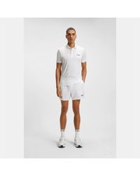 BOSS - Quick Dry Polo Shirt With Check Artwork - Lyst