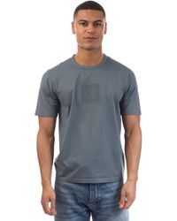 CP COMPANY METROPOLIS - Mercerized Jersey Badge T-Shirt - Lyst