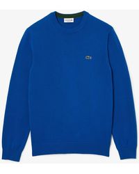 Lacoste - Organic Cotton Crewneck Sweatshirt - Lyst