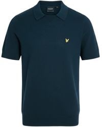 Lyle & Scott - Knitted Polo Shirt - Lyst