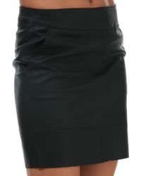 ONLY - Base Faux Leather Skirt - Lyst