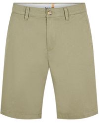 Timberland - Topsfield Twill Solid Patterned Chino Shorts - Lyst