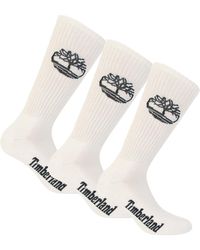 Timberland - Logo Sport 3 Pack Socks - Lyst