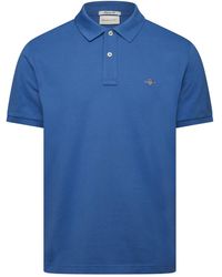 GANT - Classic Short-Sleeve Polo Shirt - Lyst