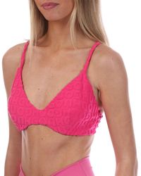 HUGO - Triangle Bikini Top - Lyst