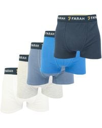 Farah - Augustus 5 Pack Boxer Shorts - Lyst