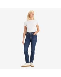 Levi's - 501 Five Pocket Straight Leg Jeans - Lyst