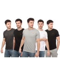 Farah - Briars 5 Pack Lounge T-shirts - Lyst