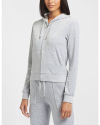 Juicy Couture - Velour Full-zip Track Jacket - Lyst