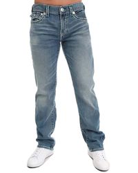 True Religion - Ricky Dbl Raised Super T Flap Jeans - Lyst