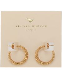 Olivia Burton - Classic Rope Hoop Earrings - Lyst