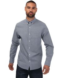 GANT - Regular Fit Micro Checked Poplin Shirt - Lyst