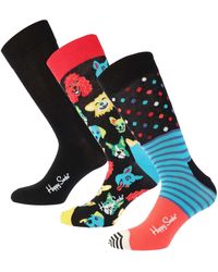 Happy Socks - Waterfall 3 Pack Socks - Lyst