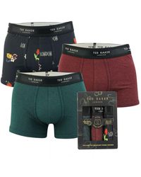 Ted Baker - 3-pack Cotton Trunk - Lyst