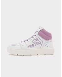 Moschino - 90's Signature High Top Trainers - Lyst