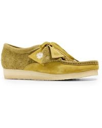 Clarks - Wallabee Moc Toe Lace Up Boat Shoes 6 (39) - Lyst