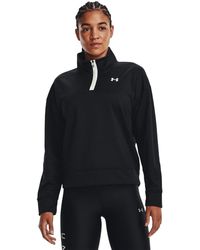 Under Armour - Fleece Reflective Quarter Zip Top - Lyst