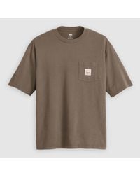 Levi's - Text Graphic Crew Neck Short Sleeve T-Shirt - Lyst