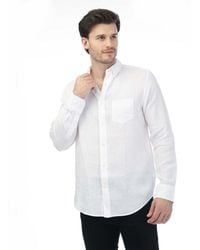 GANT - Regular Fit Linen Shirt - Lyst