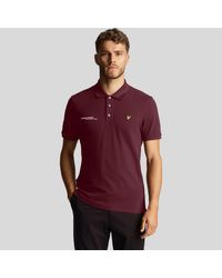 Lyle & Scott - Ordinate Print Plain Polo Shirt - Lyst