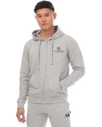 Aquascutum - Hooded Zip Sweatshirt - Lyst